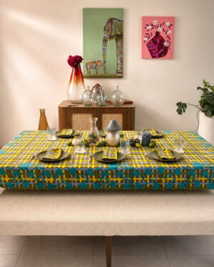 Set Hogar Vivo Hogar:  Mantel + 12 servilletas