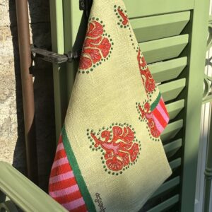 Coral Love Hand Towel